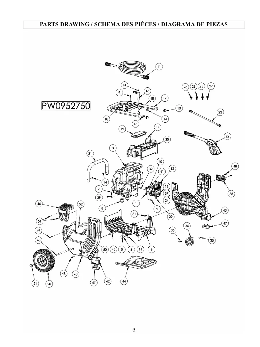 COLEMAN POWERMATE, PW0952750, IPL.3